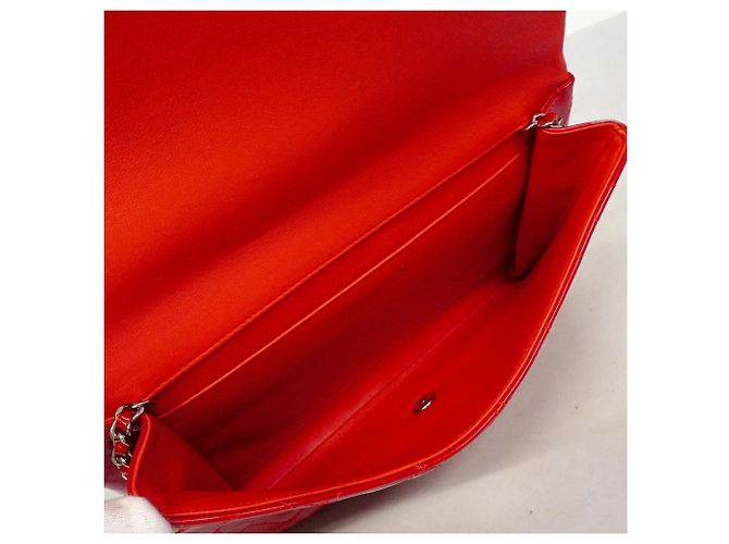 Bolso de hombro Chanel Matelassé con cadena Roja - vista 4