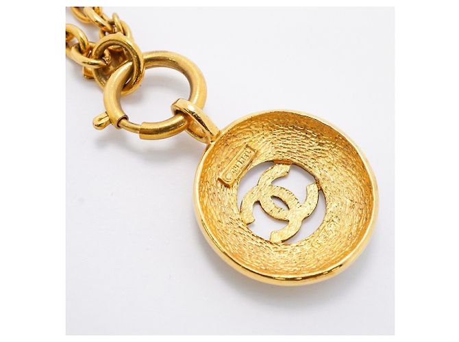 Collana Chanel placcata oro D'oro - vista 2