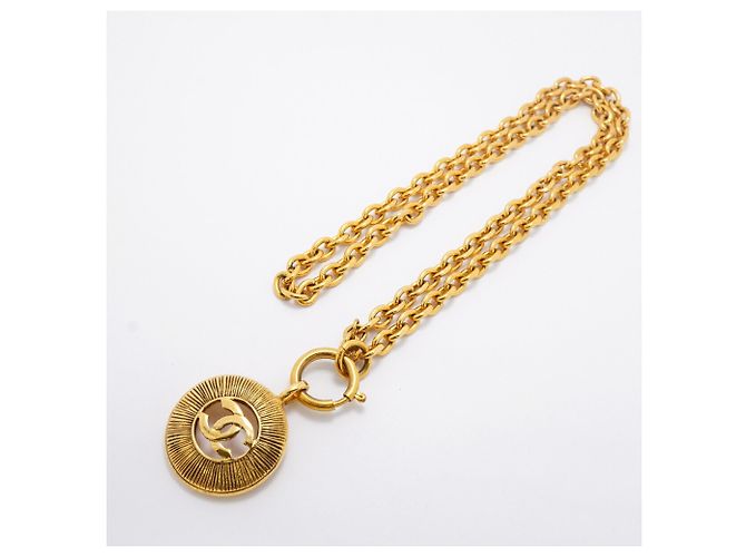 Collana Chanel placcata oro D'oro - vista 3