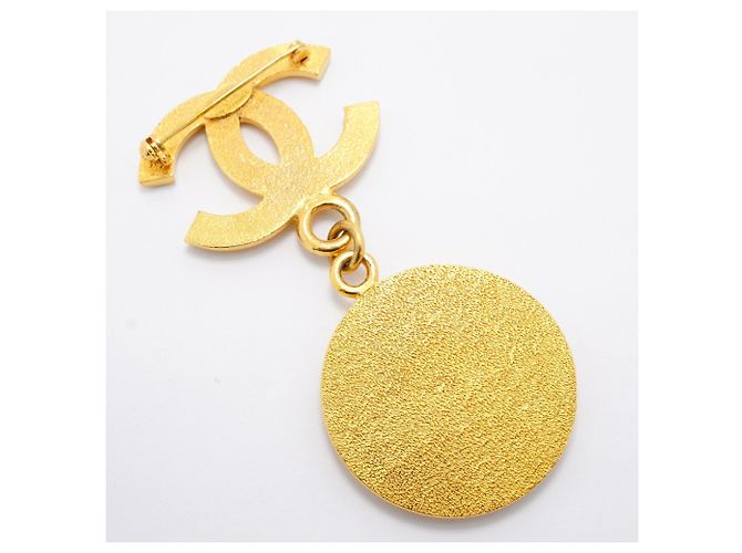 Spilla Chanel placcata oro D'oro - vista 5