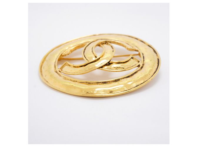 Spilla Chanel - Coco Mark Circle D'oro - vista 3
