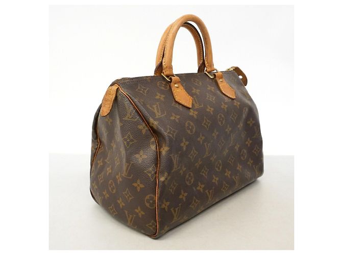 Borsa Louis Vuitton Monogram Speedy 30 Marrone - vista 2