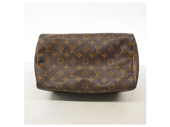 Borsa Louis Vuitton Monogram Speedy 30 Marrone - vista 3
