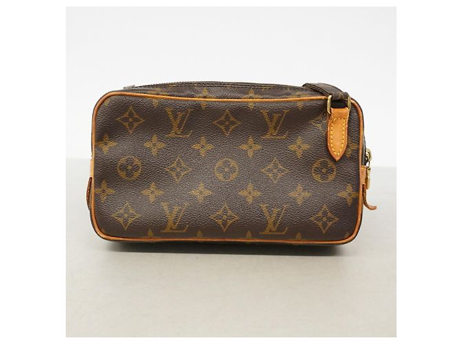 Louis Vuitton Monogram Pochette Marly Bandoulière Shoulder Bag Brown - view 11