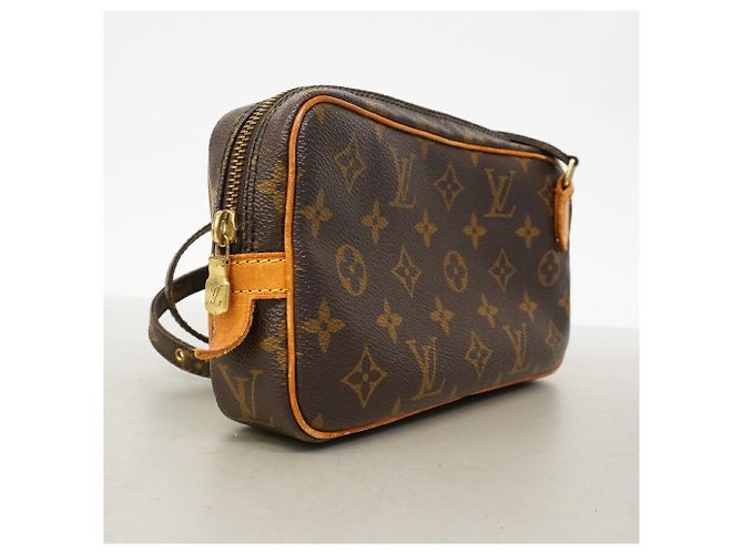 Louis Vuitton Monogram Pochette Marly Bandoulière Shoulder Bag Brown - view 2
