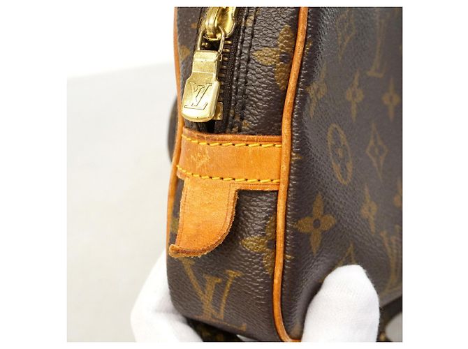 Louis Vuitton Monogram Pochette Marly Bandoulière Shoulder Bag Brown - view 9