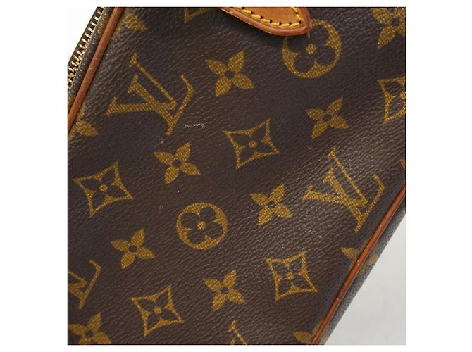 Borsa a tracolla Louis Vuitton Monogram Pochette Marly Bandoulière Marrone - vista 10