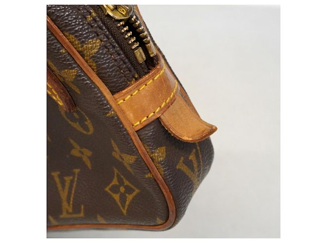 Borsa a tracolla Louis Vuitton Monogram Pochette Marly Bandoulière Marrone - vista 11