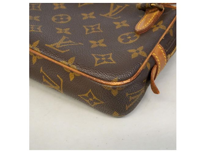 Borsa a tracolla Louis Vuitton Monogram Pochette Marly Bandoulière Marrone - vista 6