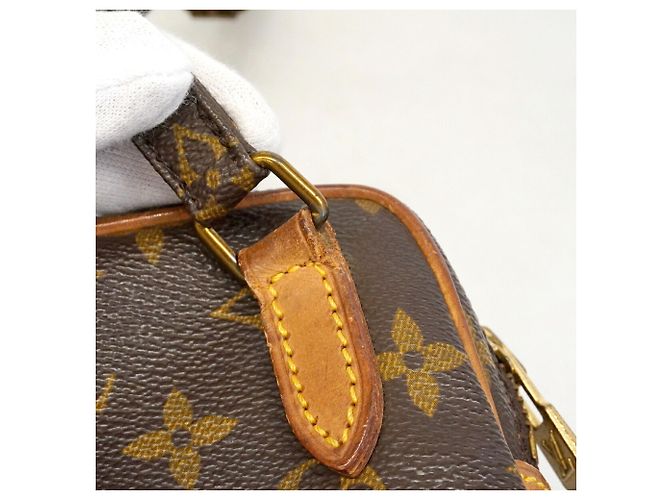 Borsa a tracolla Louis Vuitton Monogram Pochette Marly Bandoulière Marrone - vista 8