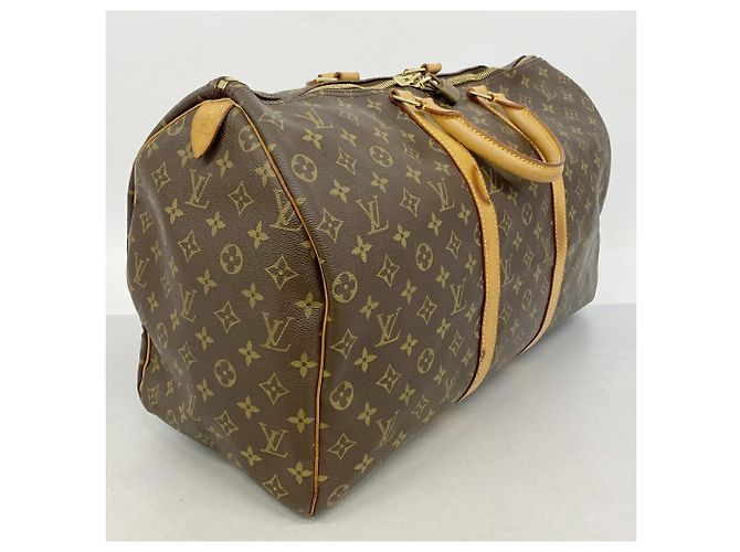 Borsa Boston Louis Vuitton Monogram Keepall 50 Marrone - vista 2