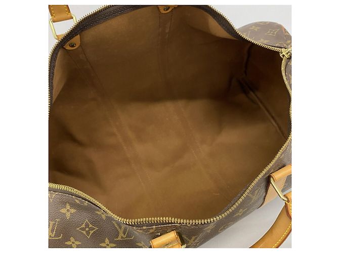 Borsa Boston Louis Vuitton Monogram Keepall 50 Marrone - vista 4