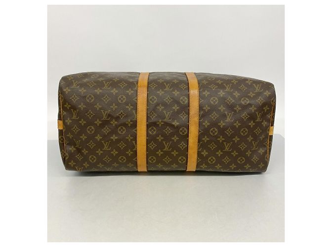 Borsa Boston Louis Vuitton Marrone - Keepall Bandoulière 55 - vista 3