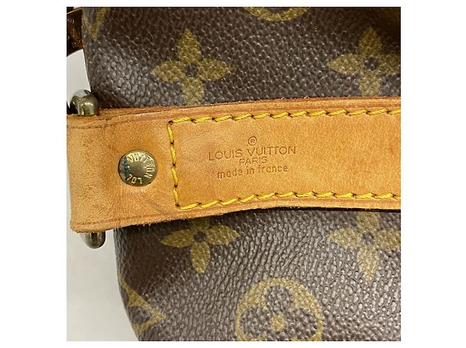 Borsa Boston Louis Vuitton Marrone - Keepall Bandoulière 55 - vista 5