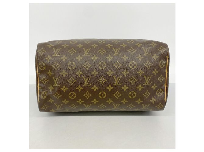 Borsa Louis Vuitton Monogram Speedy 35 Marrone - vista 3