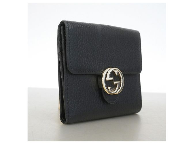 Cartera bi-fold Gucci Interlocking G Negro - vista 2