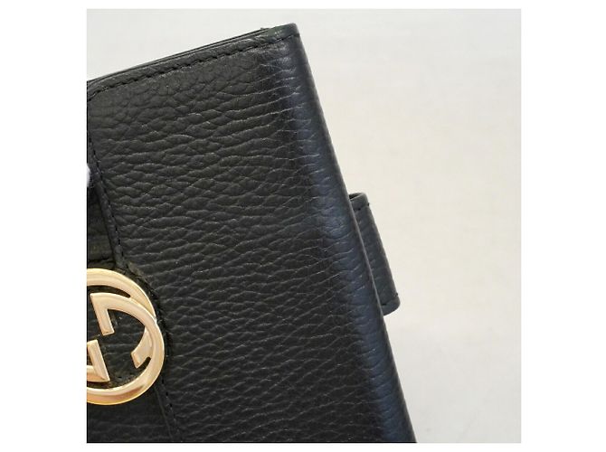 Cartera bi-fold Gucci Interlocking G Negro - vista 8