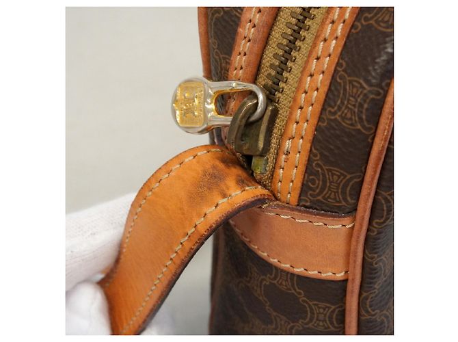 Céline Celine Macadam Schultertasche Braun - Ansicht 11