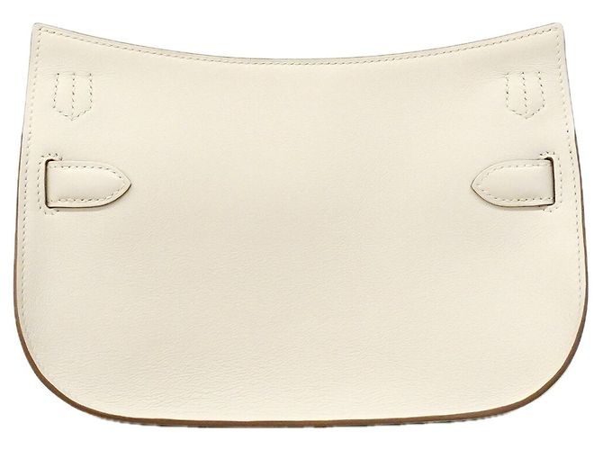 Hermès Borsa a tracolla Hermes Jypsiere Mini Swift Bianco - vista 6