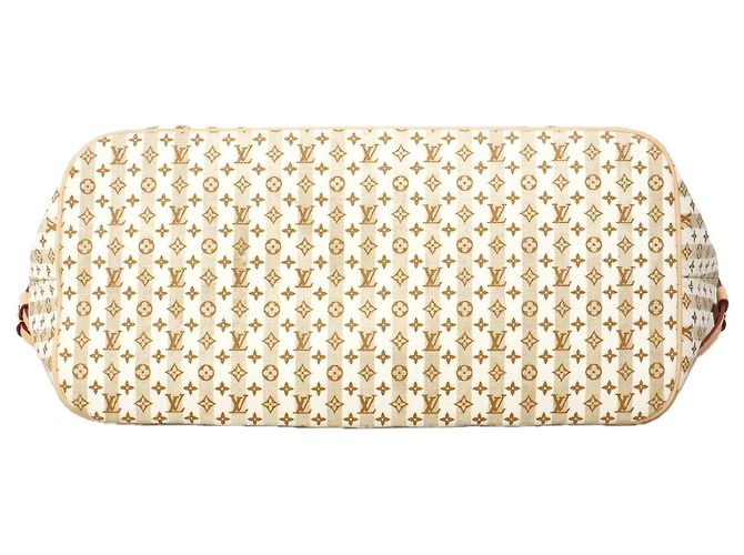 Borsa Tote Louis Vuitton Monogram Neverfull MM Beige - vista 3