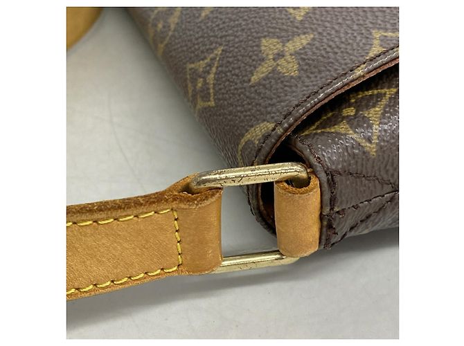 Louis Vuitton Monogram Musette Schultertasche Braun - Ansicht 9