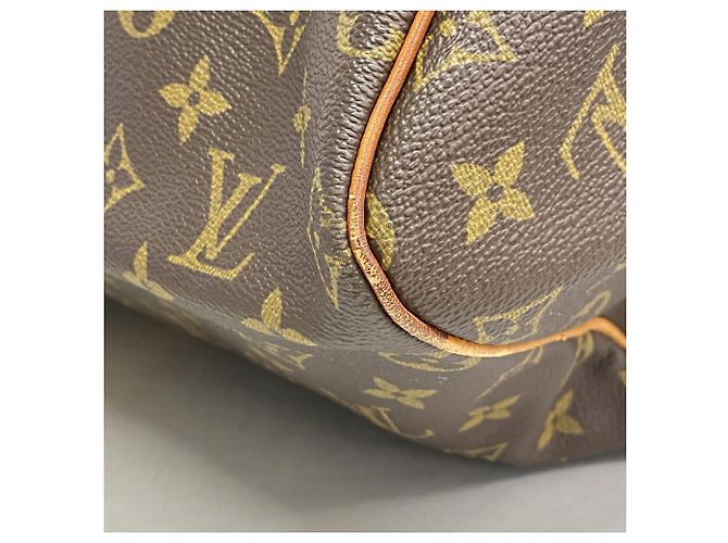 Borsa Louis Vuitton Boston Monogram Keepall 55 Marrone - vista 6