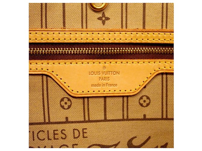 Louis Vuitton Monogram Neverfull MM Tote Bag Braun - Ansicht 5