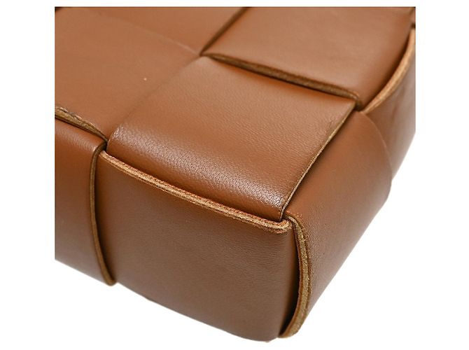 Bottega Veneta Cassette Convertible Tote Maxi Intrecciato Leather Mini Marrone - vista 7