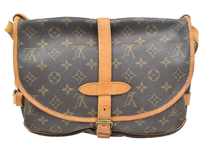 Louis Vuitton Saumur Monogram 30 Marrone - vista 2