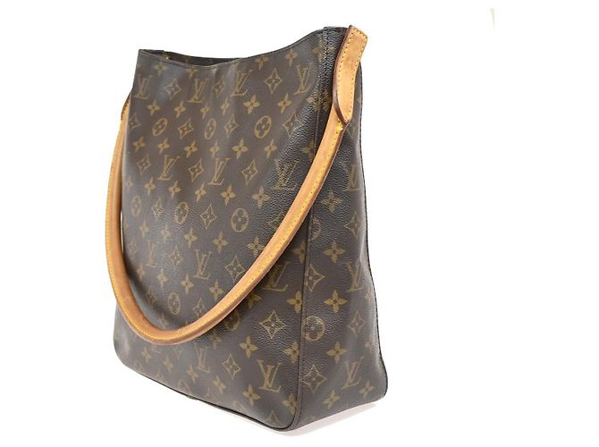 Louis Vuitton Looping Monogram Canvas GM Castaño - vista 3