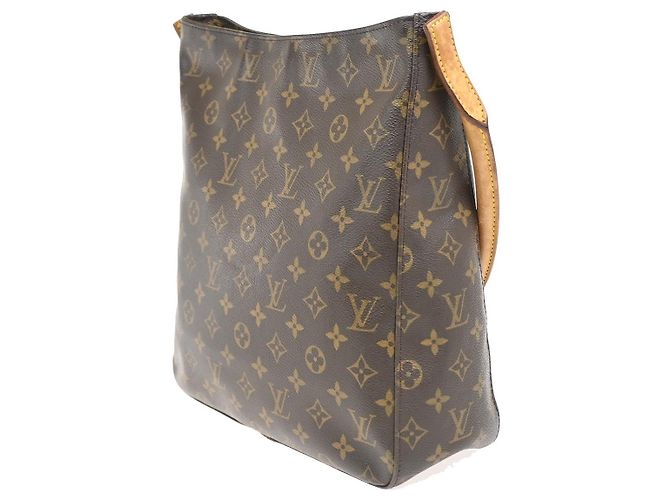 Louis Vuitton Looping Monogram Canvas GM Castaño - vista 4