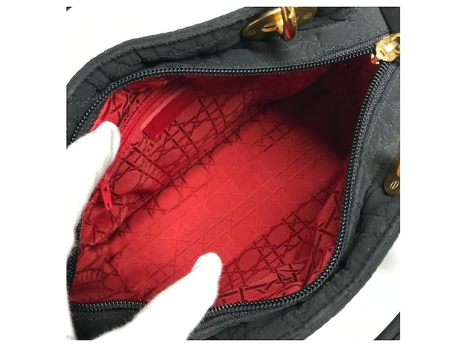Borsa Christian Dior Dior Lady Cannage Nero - vista 11