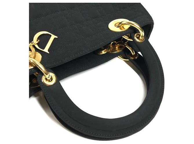 Borsa Christian Dior Dior Lady Cannage Nero - vista 9