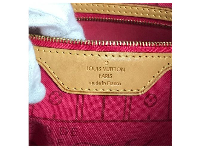 Louis Vuitton Monogram Neverfull MM Tote Bag Braun Pink Monogramm - Ansicht 14