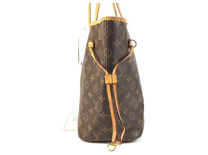 Louis Vuitton Monogram Neverfull MM Tote Bag Braun Pink Monogramm - Ansicht 3