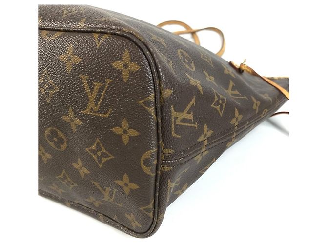 Louis Vuitton Monogram Neverfull MM Tote Bag Braun Pink Monogramm - Ansicht 6