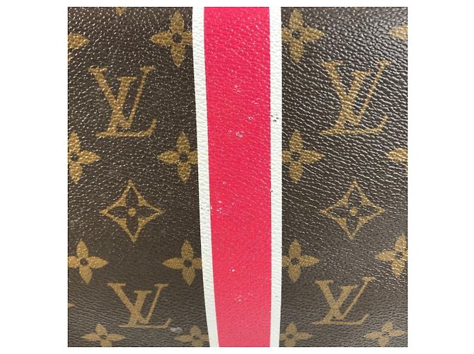 Louis Vuitton Monogram Neverfull MM Tote Bag Braun Pink Monogramm - Ansicht 8