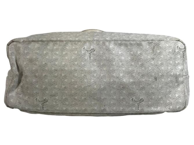 Borsa a tracolla Goyard Saint Louis PM in White Bianco - vista 5