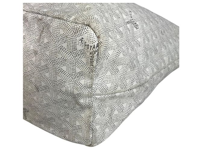 Borsa a tracolla Goyard Saint Louis PM in White Bianco - vista 6