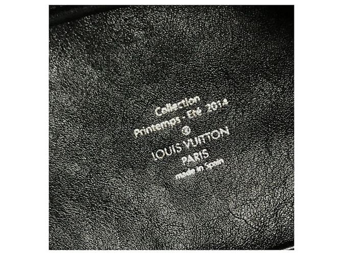 Borsa Louis Vuitton Monogram Satin Sequin Spotlight GM Nero Blu navy Monogramma - vista 13
