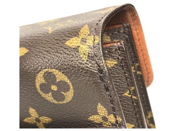 Bolso Louis Vuitton Monogram Serviette Conseiller Castaño Monograma - vista 10