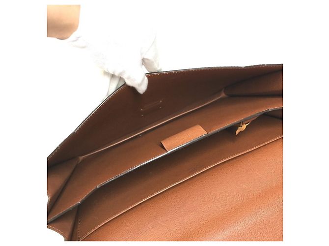 Bolso Louis Vuitton Monogram Serviette Conseiller Castaño Monograma - vista 13