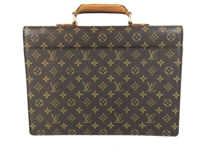 Bolso Louis Vuitton Monogram Serviette Conseiller Castaño Monograma - vista 2
