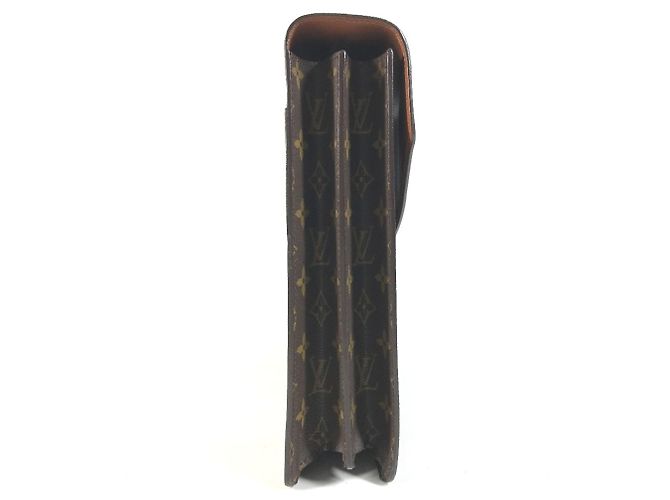 Bolso Louis Vuitton Monogram Serviette Conseiller Castaño Monograma - vista 4