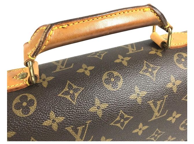 Bolso Louis Vuitton Monogram Serviette Conseiller Castaño Monograma - vista 8