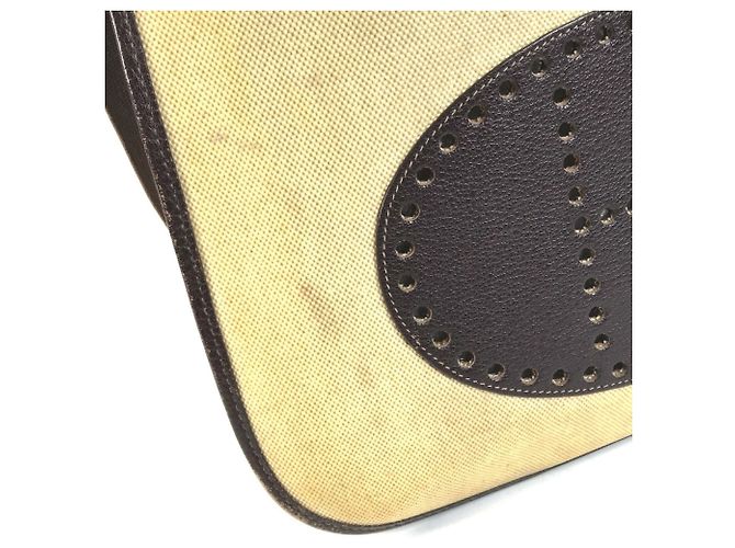 Hermès Borsa HERMES Evelyne 1 GM Marrone Beige Giallo - vista 10