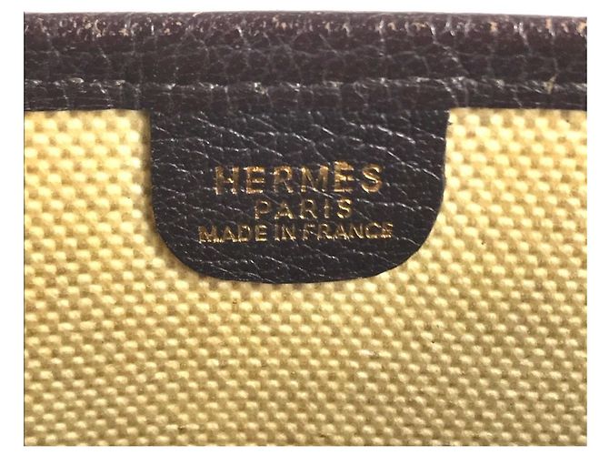 Hermès Borsa HERMES Evelyne 1 GM Marrone Beige Giallo - vista 13