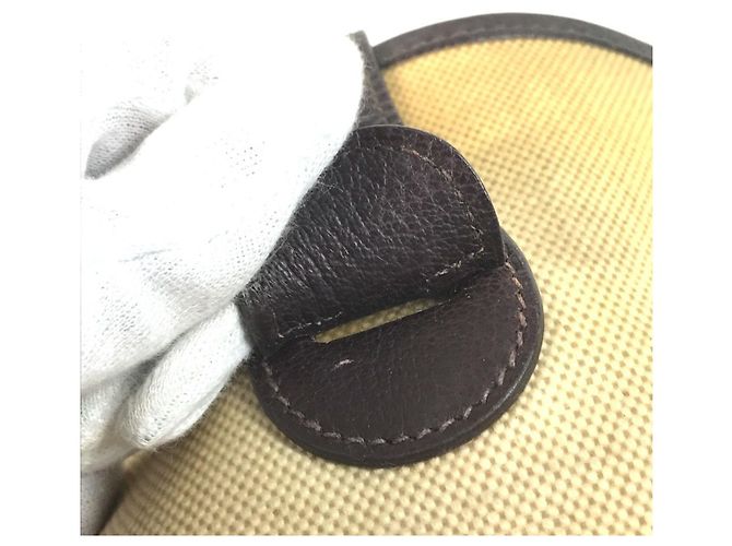Hermès Borsa HERMES Evelyne 1 GM Marrone Beige Giallo - vista 16