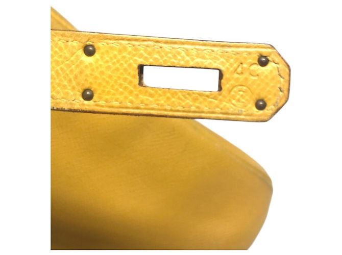 Hermès HERMES Birkin 35 Tote Bag Gelb - Ansicht 11
