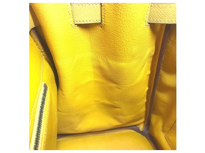 Hermès HERMES Birkin 35 Tote Bag Gelb - Ansicht 14